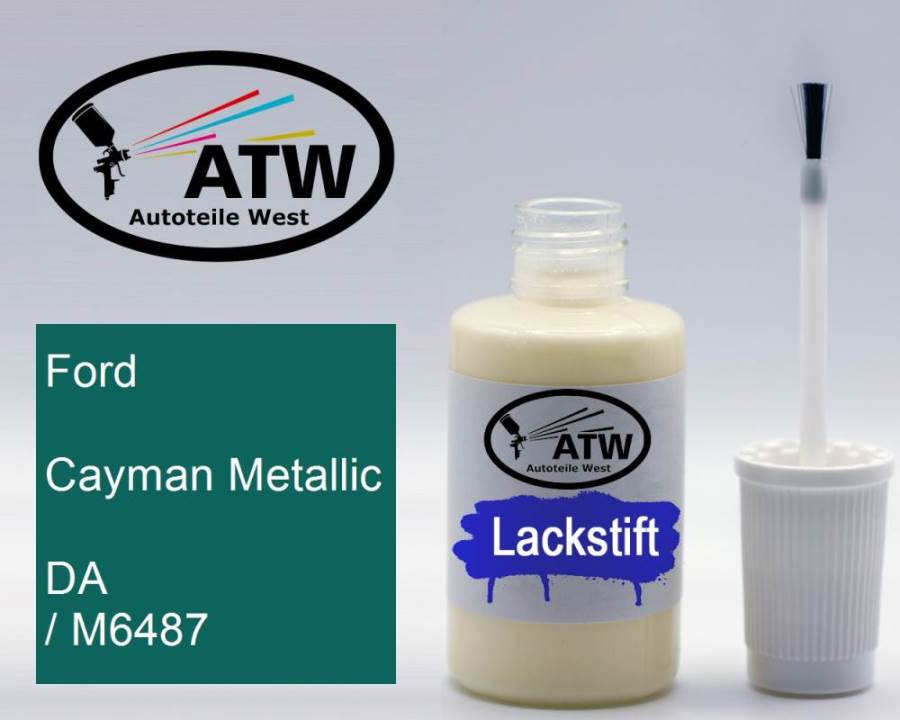 Ford, Cayman Metallic, DA / M6487: 20ml Lackstift, von ATW Autoteile West.